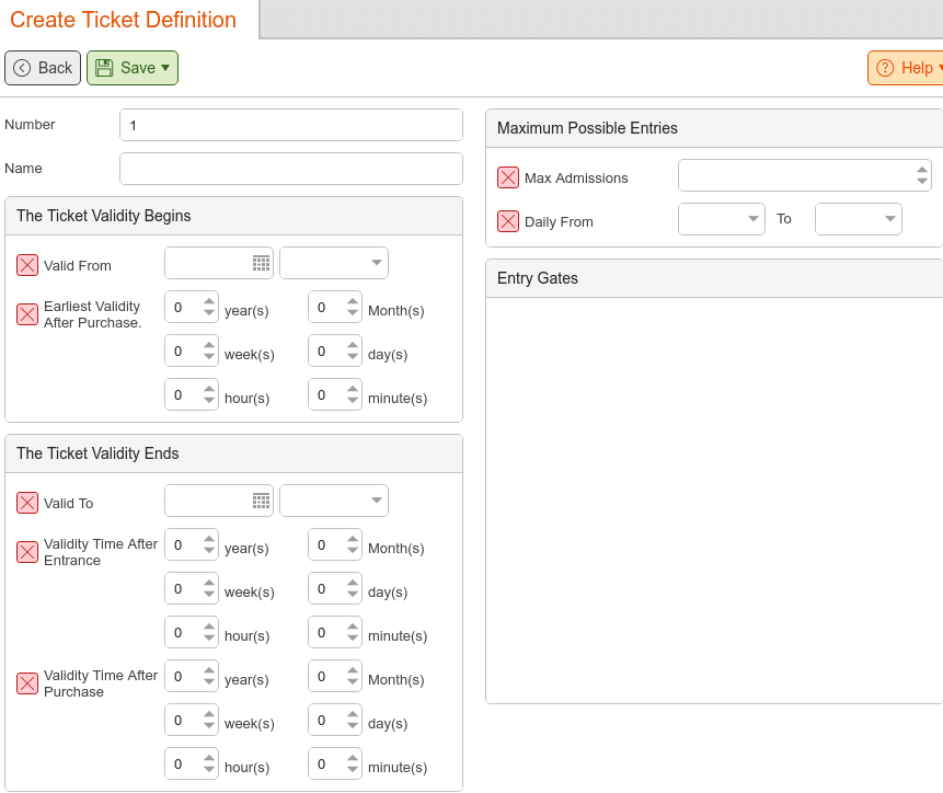 Creating a Ticket / Ticket Definition » KORONA.pos Manual
