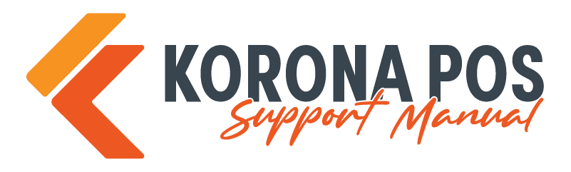 KORONA POS Support Manual